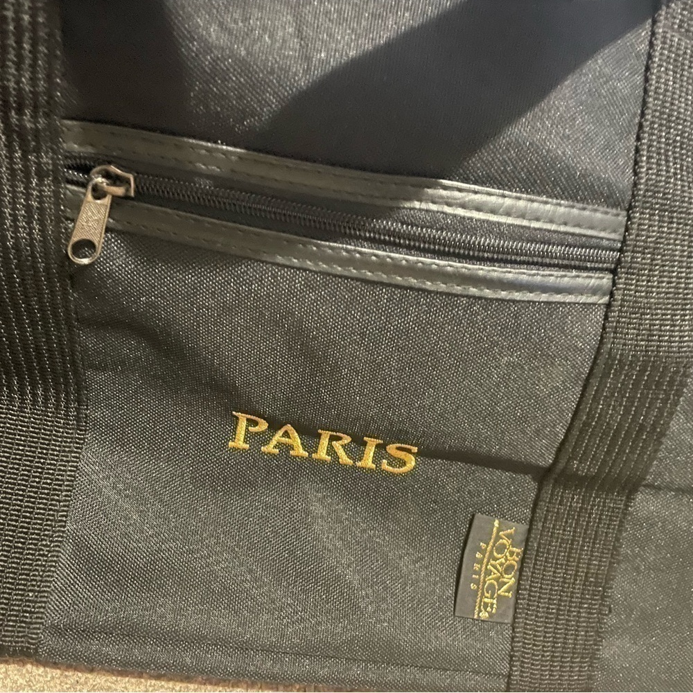 Bon Voyage‎ Paris black duffle bag - Picture 8 of 9